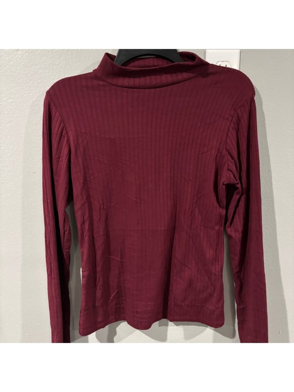 Wine Long Sleeve Top - Picture 2 of 6